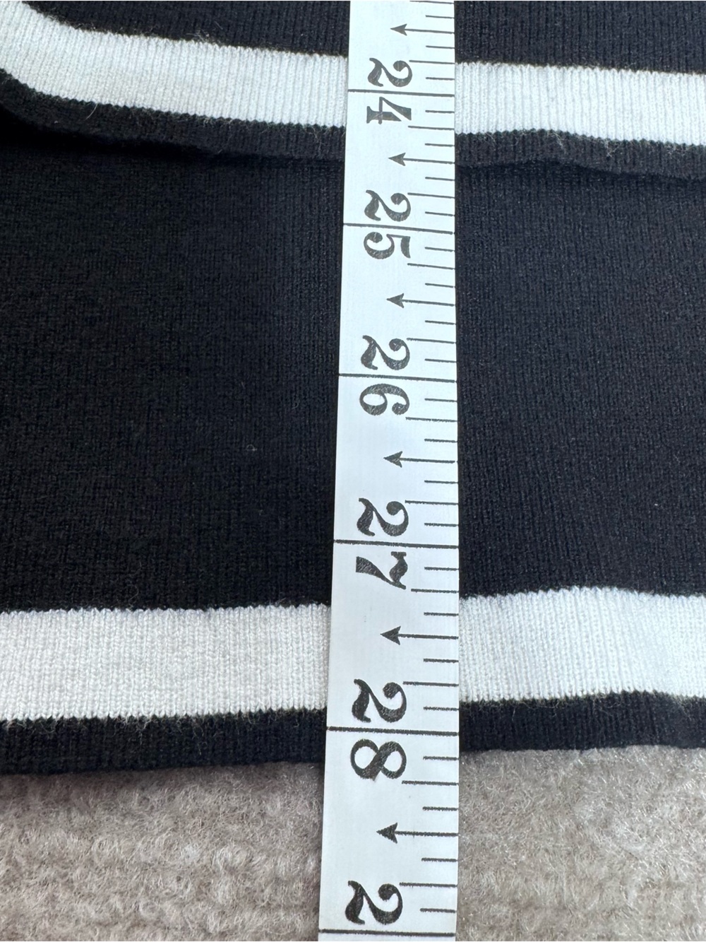 Amazon Black w/White Border Contrast Relaxed Fit Lounge Set Size Large - Picture 6 of 14